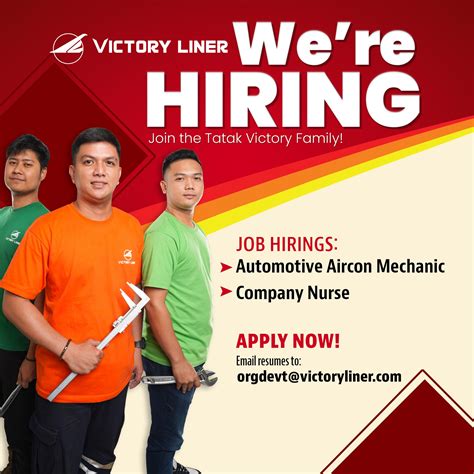 victory liner job hiring 2023|Victory Liner Inc. job openings and vacancies .